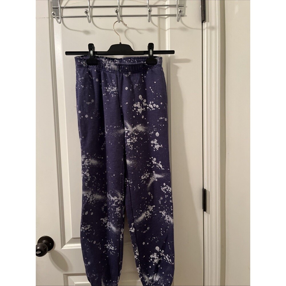 Cat & Jack Boys Athletic Paint Splash Jogging Pants Pockets Size L 12/14 - Picture 1 of 11